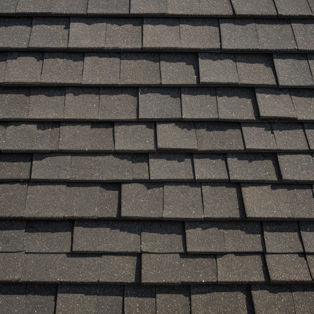Quality roofing materials and tools in professional workspace